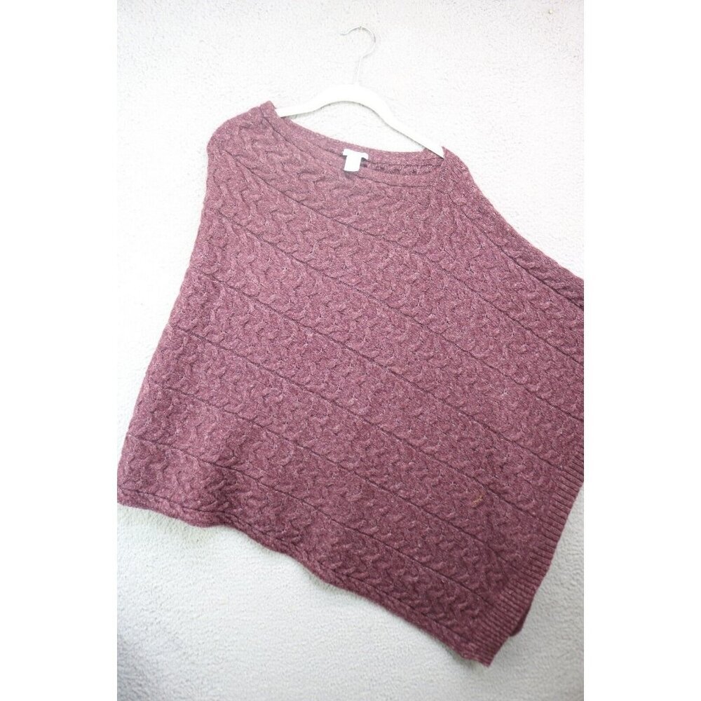 J.Jill Cable Knit Poncho Sweater-Size OS-Very Soft